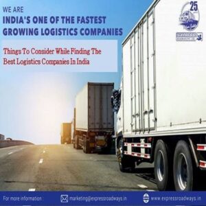 logistics companies in india